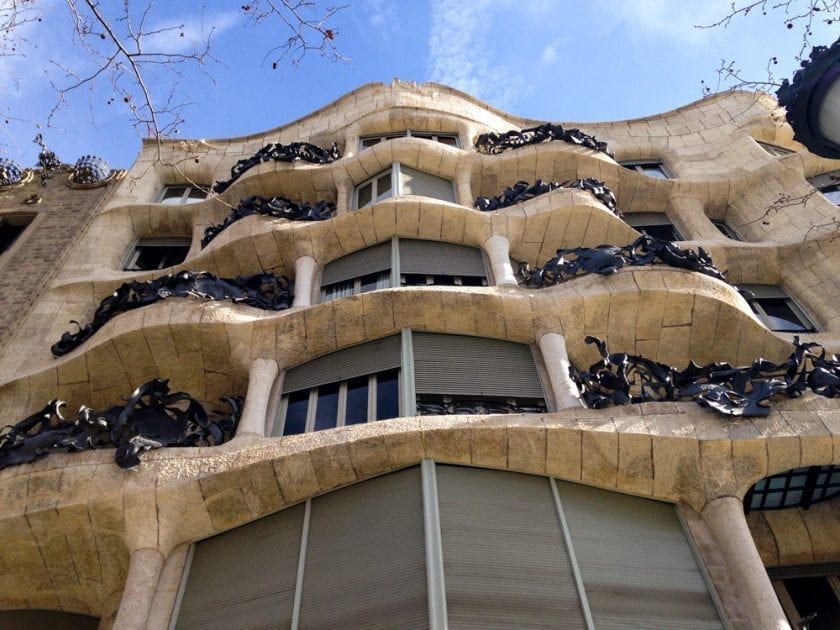 Außenfassade von "La Pedrera".