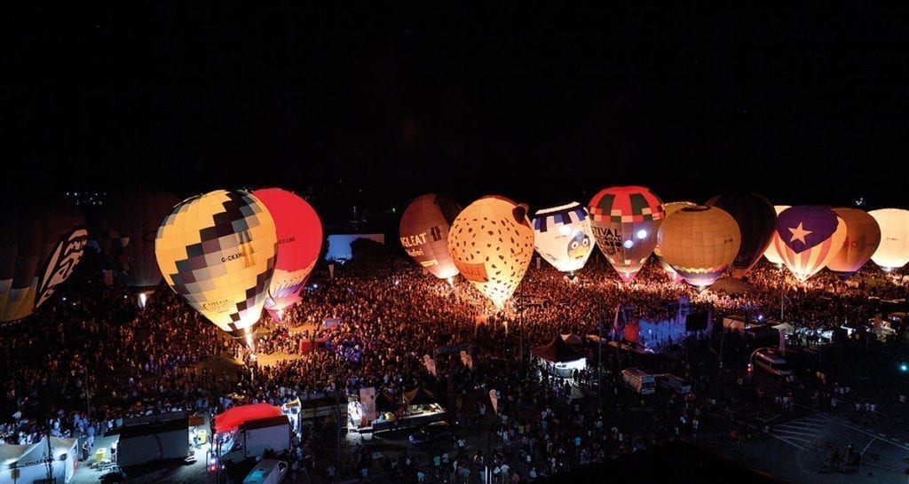 European Balloon Festival - Igualada a noche