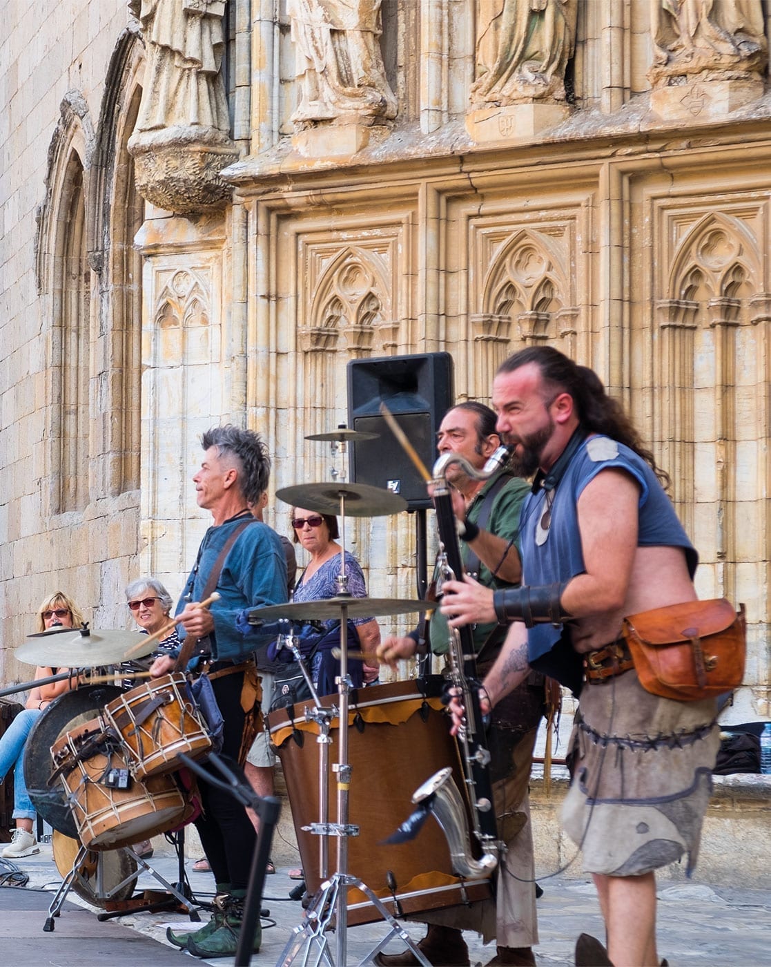 Festival de Terra de Trobadors, Castelló d'Empúries, Ritterfest, Tuniere, Dorffest, Costa Brava, Katalonien, september event