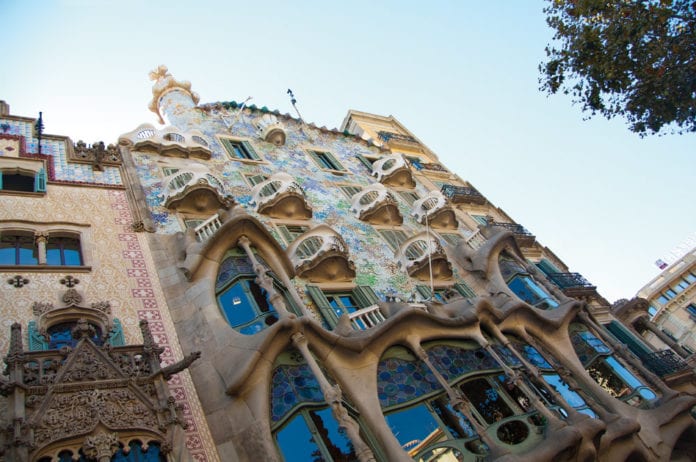 Das Gaudí Haus am Passeig de Graçia.