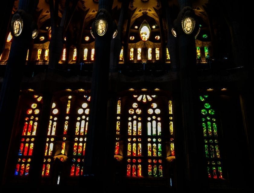 Innenschiff der Sagrada Família,