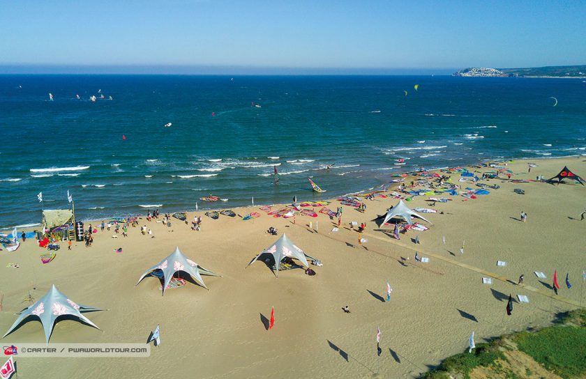 Strand Luftaufnahme