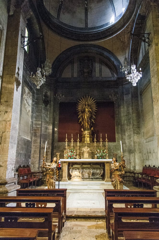 Der Altar der Kathedrale in Vic.