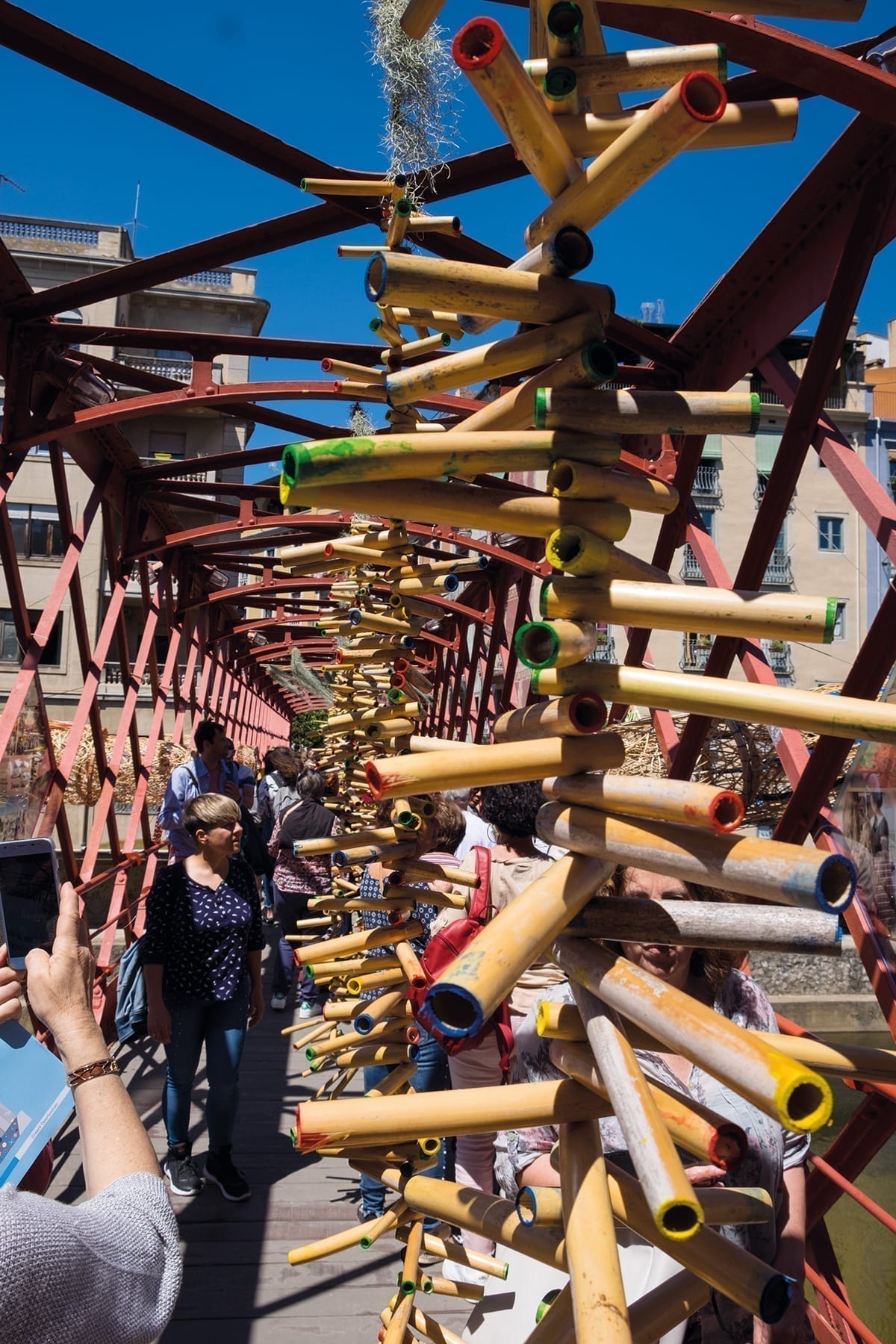 Installation sur le pont, Costa Brava, événement, Temps de Flor 2019