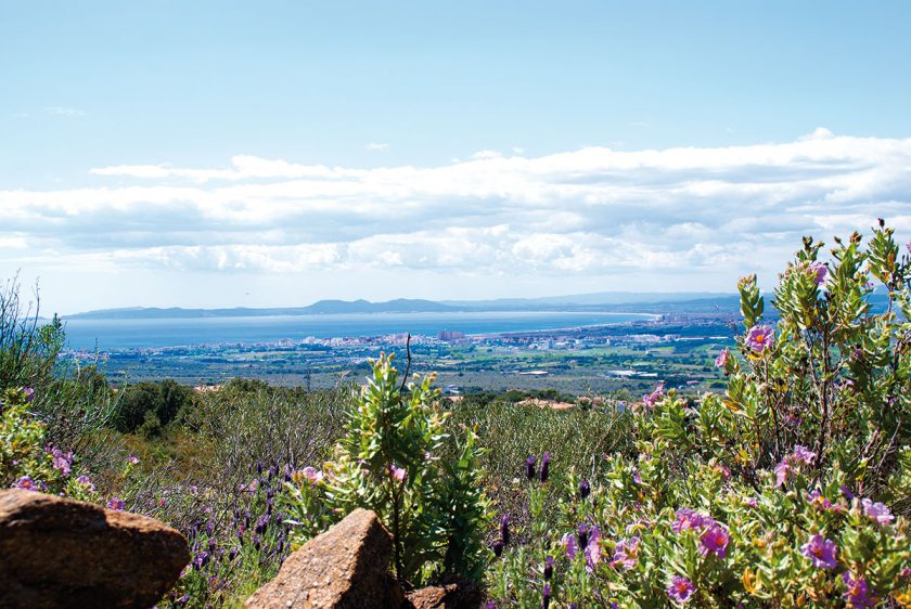 Kleine Kapelle mit Meerblick bei Palau-Saverdera an der Costa Brava